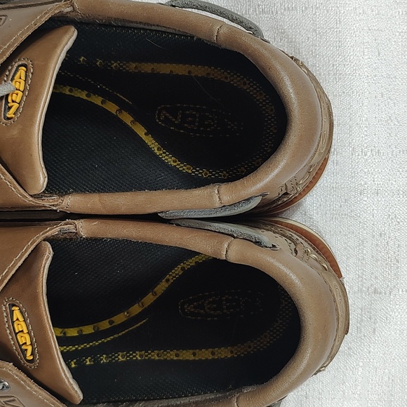 Keen Newport Boat Shoes Leather 1002901 Mens Size 8.5 Lace Up Sneakers Tan Brown - Picture 5 of 7